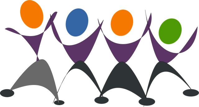 Socios bailando en el taller de baile